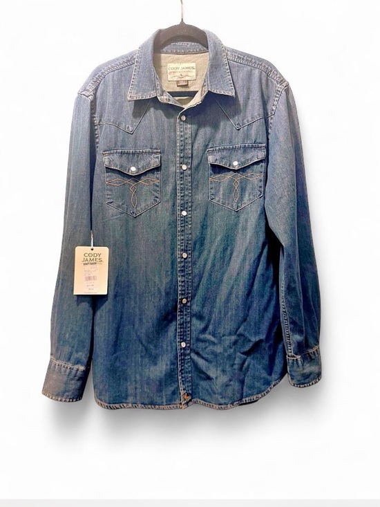 Cody James Other - NWT Large Cody James Denim Western Shirt - Blue